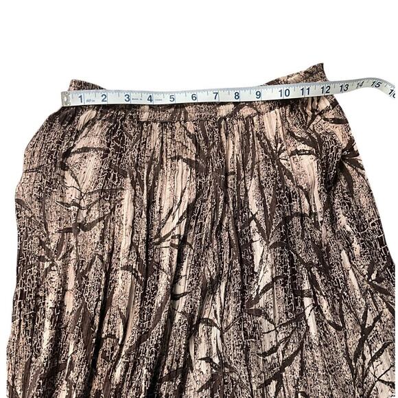 Nostalgia Long Skirt Size Medium Brown Safari Vacation Island Light Weight - Picture 7 of 10